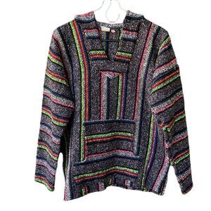 Vintage Emisa size M woman’s loose woven hoodie.